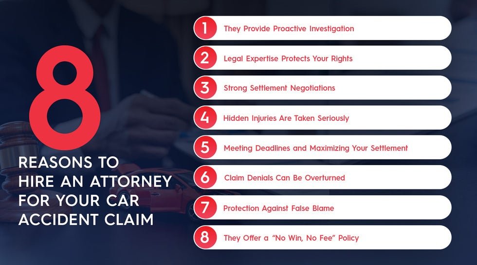 8 Reasons to Hire an Attorney for Your Car Accident Claim
