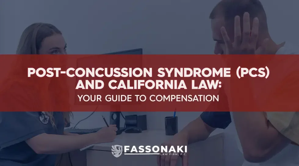 Post-Concussion Syndrome (PCS) and California Law