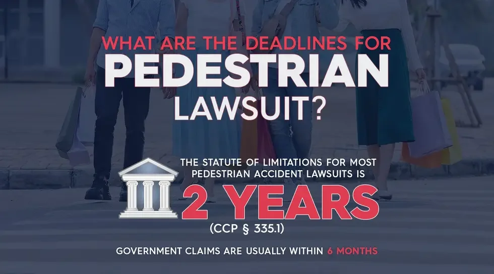 What Are the Deadlines for a Pedestrian Lawsuit