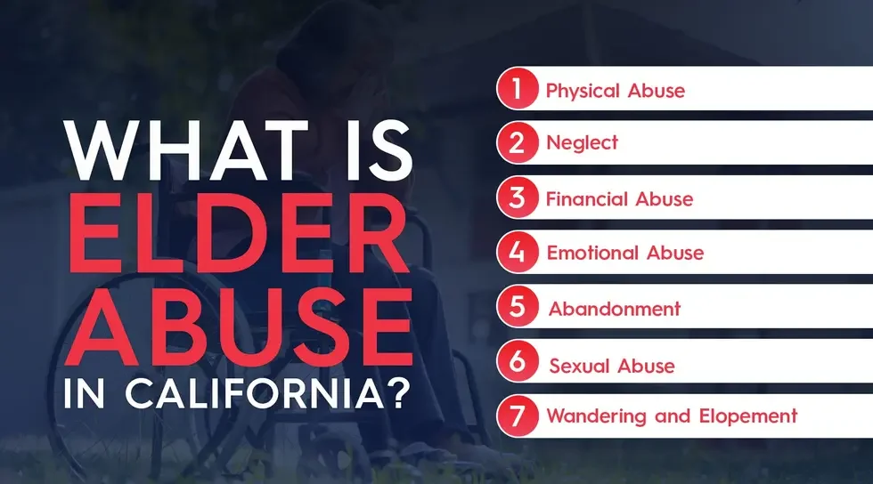 What is elder abuse in California
